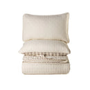 Courtepointe unie naturel Ann  de Brunelli