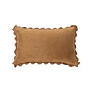 Coussin brun en suédine Ivory de Brunelli ( livraison printemps 2026)