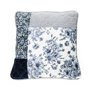 Cache coussin patchwork marine