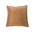 Coussin Euro brun en suédine Ivory de Brunelli( printemps 2026)