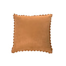 Coussin Euro terracotta en suédine Ivory de Brunelli( printemps 2026)