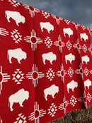 Jeté White Buffalo   fait au Canada style Western