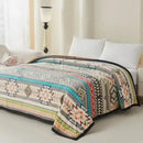 Couverture style country fait au Canada simple réversible