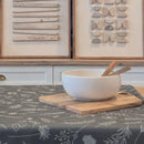 Nappe verte fleurie Megan  Grandeur : ronde et carré dispo