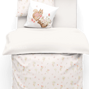 Housse de couette douceur de fraises et fleurs        ( fait au Québec)