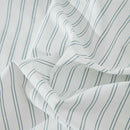 Drap vale en bleu avec petite ligne