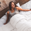 Couverture thérapeutique lourde blanc   sans housse détachable