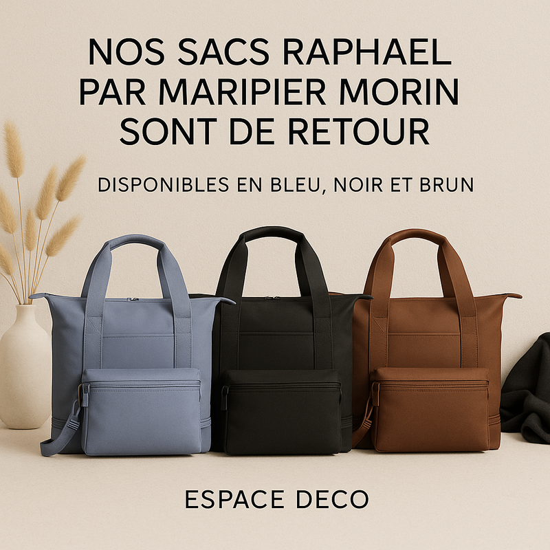 Visitez la section Sacs Raphaël par Maripier Morin (lien dans description)