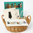 Panier cadeau amateur de chat