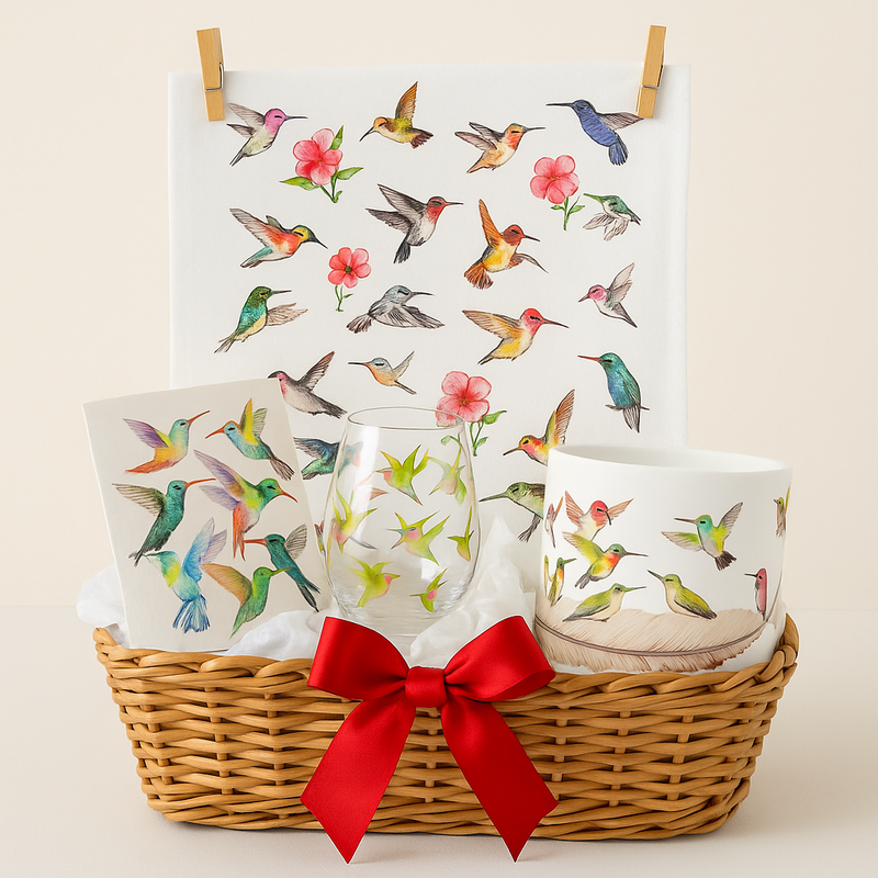 Panier cadeau amateur oiseaux