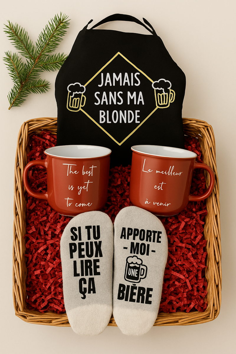 Panier cadeau pour les amateurs de bière