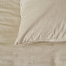 Housse de couette unie sable Nita de  Brunelli(👉livraison printemps 2026)