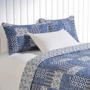 Courtepointe patchwork bleu Donalda de Brunelli ( livraison printemps 2026)