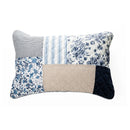 Courtepointe  patchwork bleu et blanche Marine de Brunelli ( livraison printemps 2026)