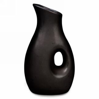 Vase noir en céramique