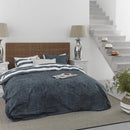 Housse de couette réversible marine Lindy de  Brunelli (livraison Automne 2026)
