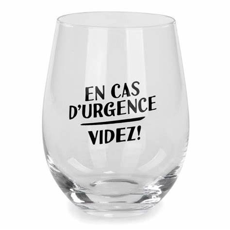 Verre à vin sans pied -