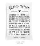 Coussin les règles chez grand-maman