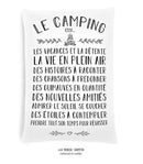 Coussin le camping c'est ...