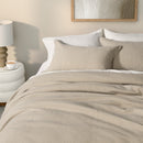 Housse de couette jersey naturel piquée Rustic de Brunelli (livraison Automne 2026)