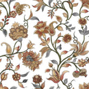 Nappe blanche fleurie Terracotta  ( livraison Avril 2026 ) Grandeur : ronde et carré dispo