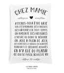 Coussin chez Mamie