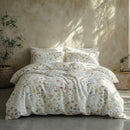 Ensemble housse de couette floral champêtre