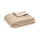Jeté en faux mouton moka Biquette de Brunelli ( livraison Automne 2026)