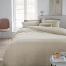 Housse de couette en flanelle naturelle Bonheur Brunelli