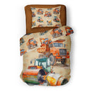 Housse de couette ou douillette Camion ( fait au Québec) - taie incluse