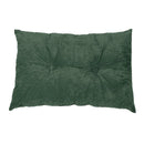 Coussin rectangle en velours cotelé corduroy vert (Automne 2024 )