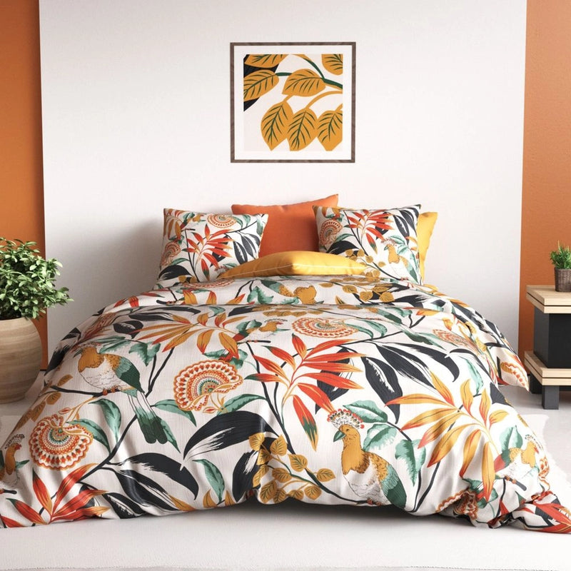 Housse de couette Ninon ( finition bouton  )