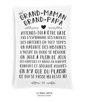 Coussin  chez grand-maman et grand-papa