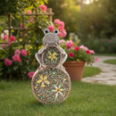 Figurine de jardin extérieure à énergie solaire (grenouille)
