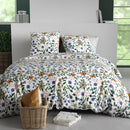 Housse de couette célia ( finition bouton  )