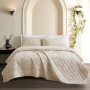 Courtepointe tissée  Maple Leaf Bliss beige