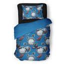 Housse de couette ou douillette Hockey -réversible ( fait au Québec) - taie incluse