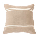 Coussin en tricot taupe Hudon (Automne 2024 )