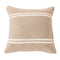 Coussin en tricot taupe Hudon (Automne 2024 )