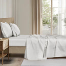 Drap en coton biologique 500 fils gris