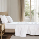 Drap en coton biologique 500 fils blanc