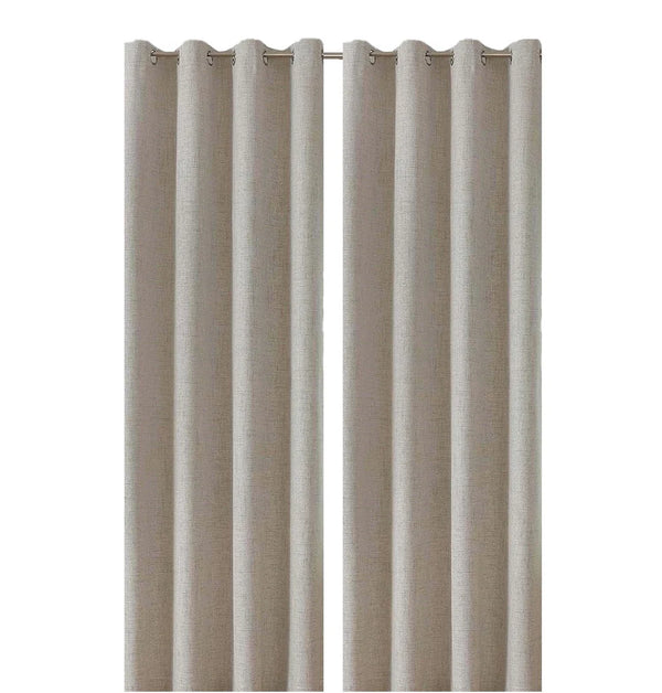 Rideau opaque naturel Modern tweed