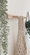 Crochet muraux en bois naturel