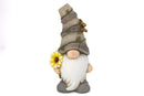 Gnome avec fleur jaune mgo 42cm
