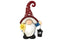 Gnome avec lanterne & chapeau rouge mgo 48cm