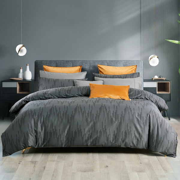 Housse de couette Darian gris