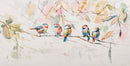 Canvas 5 oiseaux