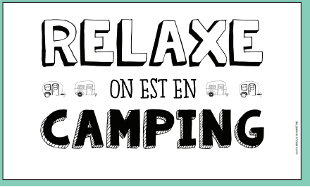 Taie Oreiller humoristique camping
