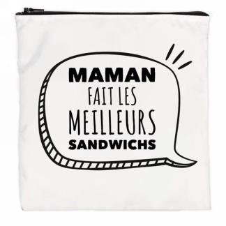 Sac à sandwich réutilisable - maman