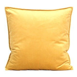 Coussin jaune forme 14 x 22"